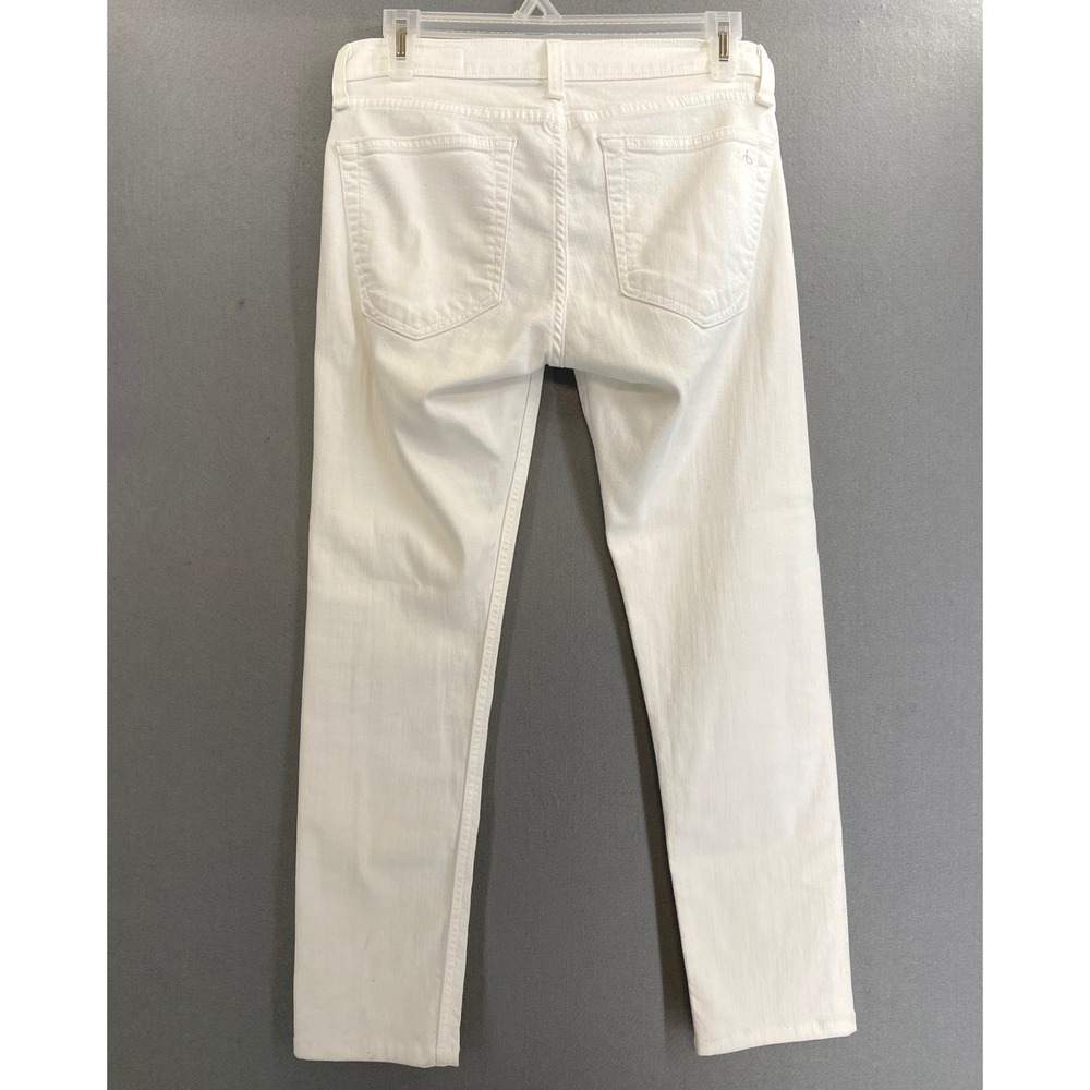 Rag & Bone The Dre in Aged Bright White Jeans Size 6/25 Made in USA - Picture 2 of 10